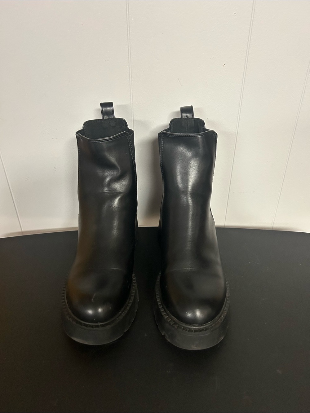 Madden Girl Chelsea Boot Black Womens 8
